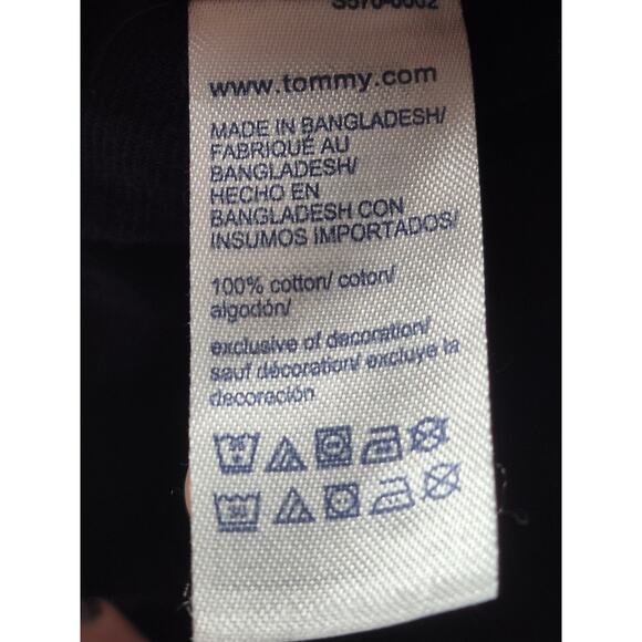 Tommy Hilfiger Button Up Shirt Men SZ Large Blue Long Sleeve Collared Slim 7409 - Picture 3 of 7